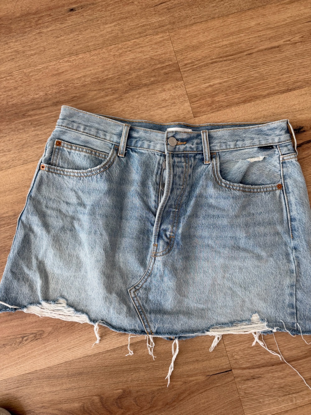 Cello Light Blue Denim Skirt